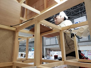 京都古民家整理古い昭和のアンティーク模細工枠ガラスケース木枠